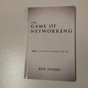The Game of Networking Book By Rob Sperry